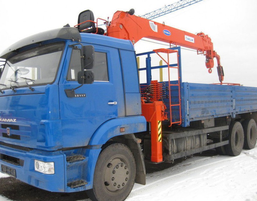 Манипулятор 7 тонн КАМАЗ-65117