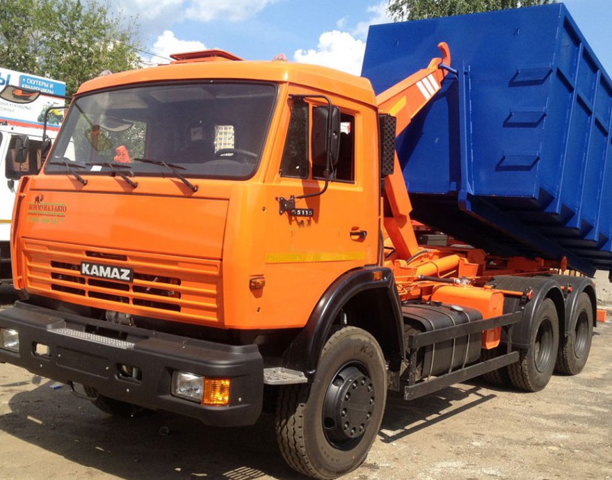 Мусоровоз КАМАЗ-6520 Мультилифт 20 тонн
