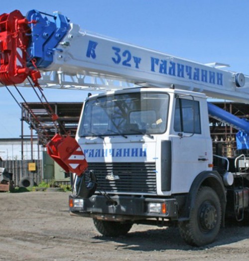 Автокран Галичанин - 32 тонны